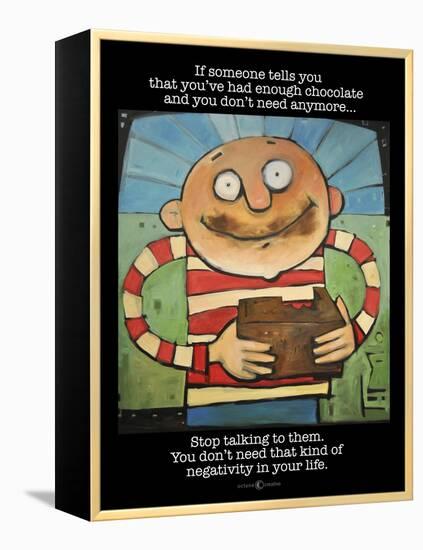 Chocolate Negativity-Tim Nyberg-Framed Premier Image Canvas