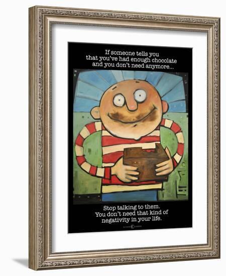 Chocolate Negativity-Tim Nyberg-Framed Giclee Print