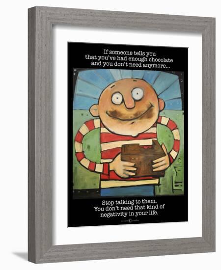 Chocolate Negativity-Tim Nyberg-Framed Giclee Print