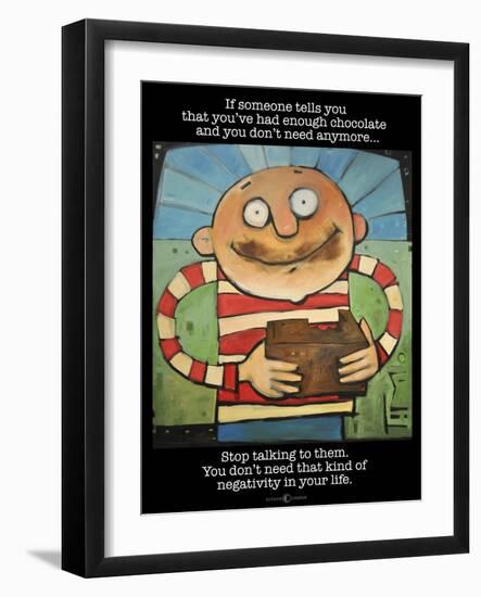 Chocolate Negativity-Tim Nyberg-Framed Giclee Print