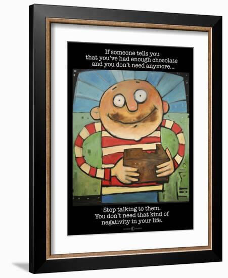 Chocolate Negativity-Tim Nyberg-Framed Giclee Print