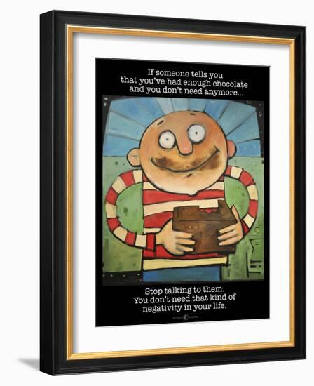 Chocolate Negativity-Tim Nyberg-Framed Giclee Print