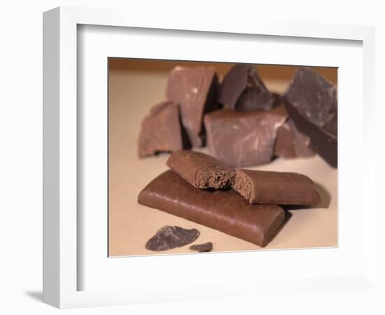 Chocolate Nutrition Bar with Dark Chocolate Filling-Chris Rogers-Framed Photographic Print