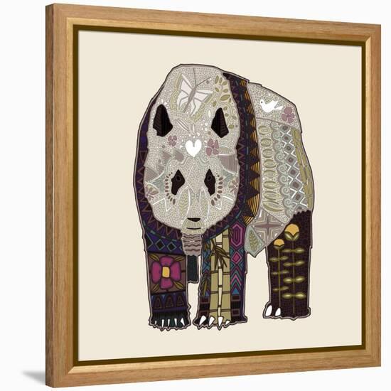 Chocolate Panda-Sharon Turner-Framed Stretched Canvas