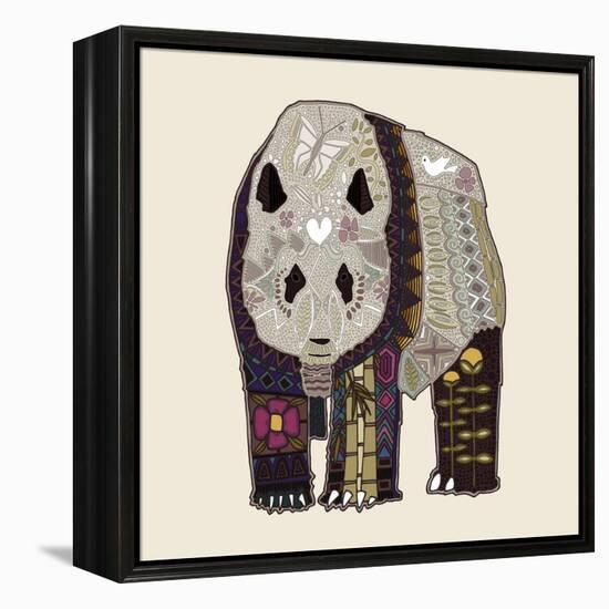 Chocolate Panda-Sharon Turner-Framed Stretched Canvas