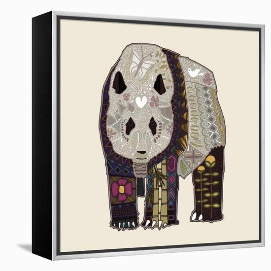 Chocolate Panda-Sharon Turner-Framed Stretched Canvas