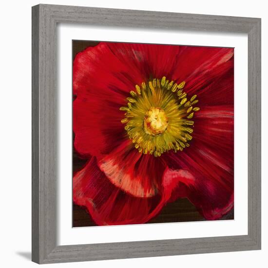 Chocolate Poppy I-Dysart-Framed Giclee Print