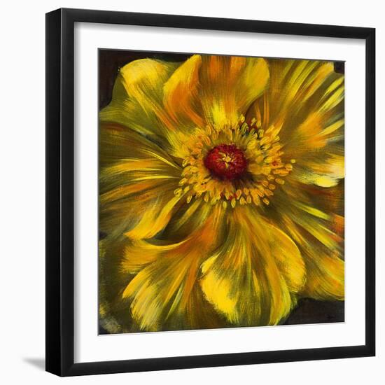 Chocolate Poppy II-Dysart-Framed Giclee Print