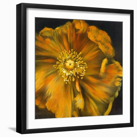 Chocolate Poppy IV-Dysart-Framed Giclee Print