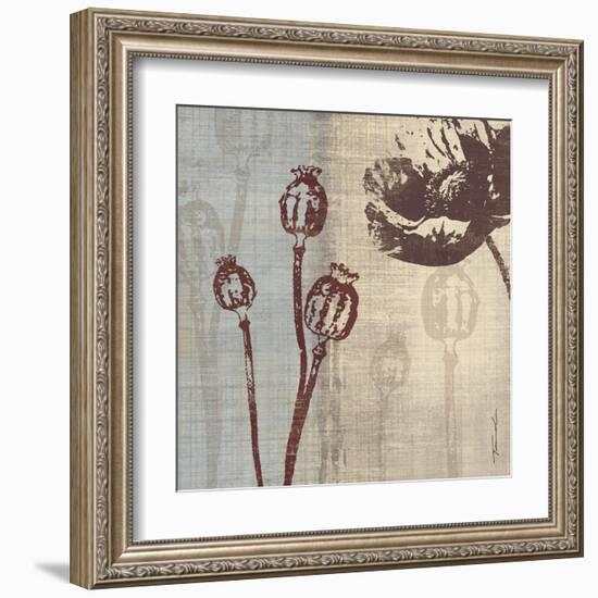 Chocolate Poppy-Tandi Venter-Framed Art Print