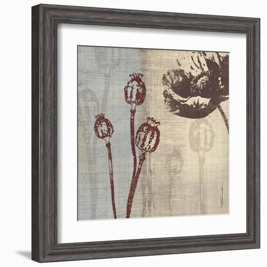 Chocolate Poppy-Tandi Venter-Framed Art Print