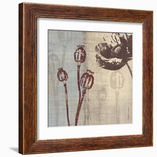 Chocolate Poppy-Tandi Venter-Framed Art Print