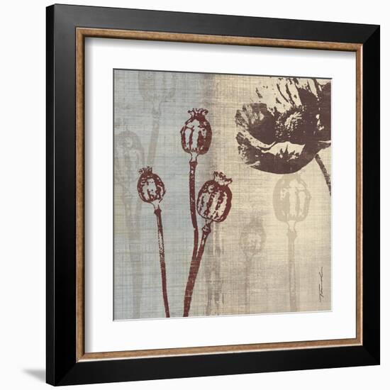 Chocolate Poppy-Tandi Venter-Framed Art Print