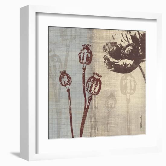 Chocolate Poppy-Tandi Venter-Framed Art Print