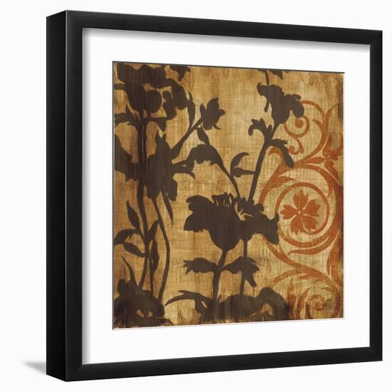 Chocolate Scroll-Liz Jardine-Framed Art Print