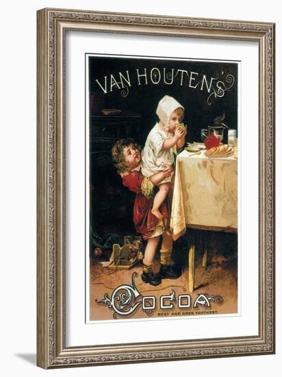 Chocolate Trade Card-null-Framed Giclee Print