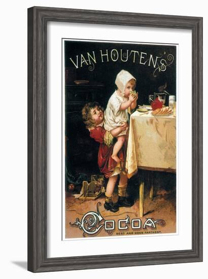 Chocolate Trade Card-null-Framed Giclee Print