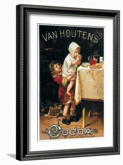 Chocolate Trade Card-null-Framed Giclee Print