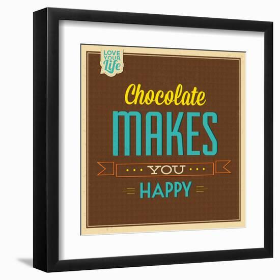 Chocolate-Lorand Okos-Framed Art Print