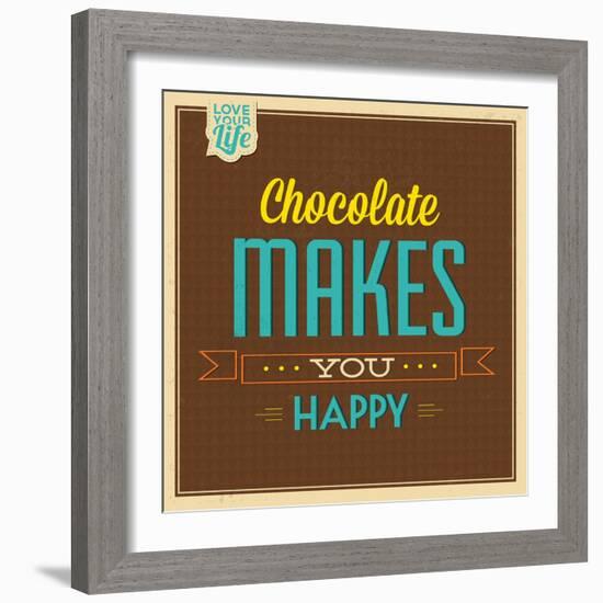 Chocolate-Lorand Okos-Framed Art Print