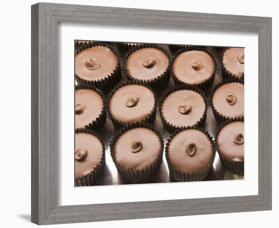 Chocolates at the Ganong Chocolate Factory, New Brunswick, Canada, North America-Michael DeFreitas-Framed Photographic Print