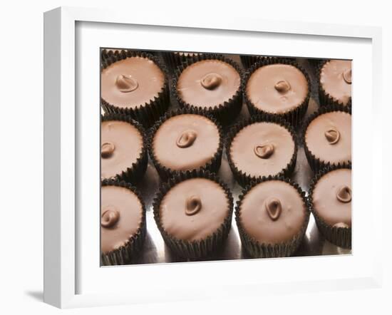 Chocolates at the Ganong Chocolate Factory, New Brunswick, Canada, North America-Michael DeFreitas-Framed Photographic Print