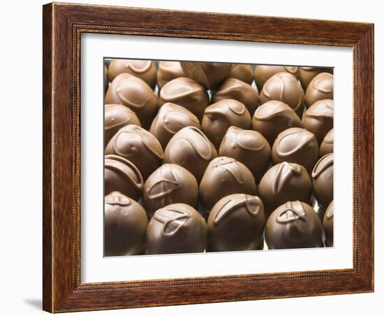 Chocolates at the Ganong Chocolate Factory, New Brunswick, Canada, North America-Michael DeFreitas-Framed Photographic Print