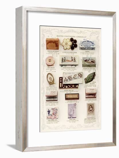 Chocolates in Boxes-null-Framed Art Print