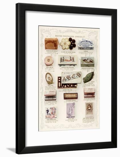 Chocolates in Boxes-null-Framed Art Print