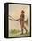 Choctaw, Lacrosse Player-George Catlin-Framed Premier Image Canvas