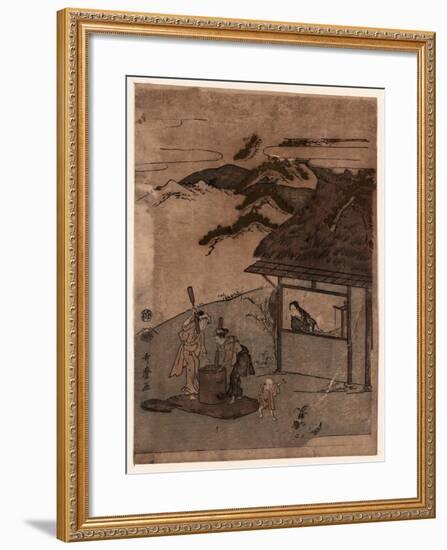 Chofu No Tamagawa-Kitagawa Utamaro-Framed Giclee Print