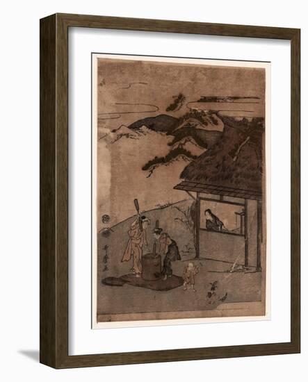 Chofu No Tamagawa-Kitagawa Utamaro-Framed Giclee Print