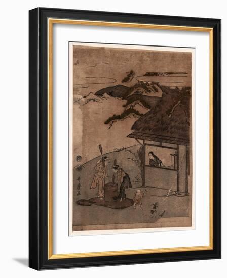 Chofu No Tamagawa-Kitagawa Utamaro-Framed Giclee Print