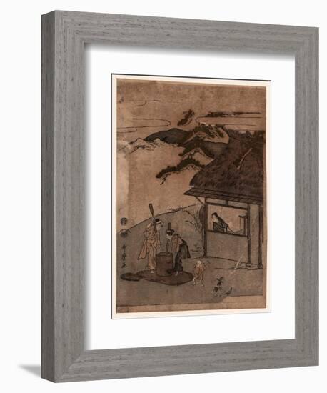 Chofu No Tamagawa-Kitagawa Utamaro-Framed Giclee Print