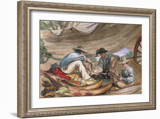 Choice Bits from an Elephant - the Feet and Trunk, 1862-Thomas Baines-Framed Giclee Print