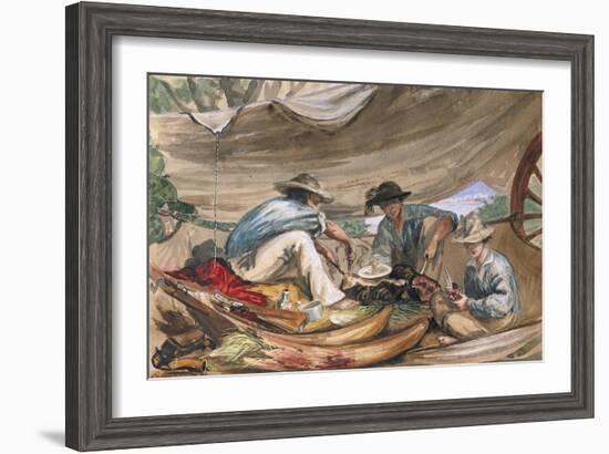 Choice Bits from an Elephant - the Feet and Trunk, 1862-Thomas Baines-Framed Giclee Print