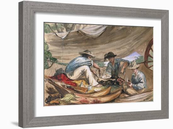 Choice Bits from an Elephant - the Feet and Trunk, 1862-Thomas Baines-Framed Giclee Print