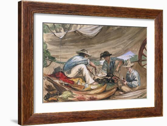 Choice Bits from an Elephant - the Feet and Trunk, 1862-Thomas Baines-Framed Giclee Print