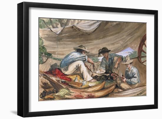 Choice Bits from an Elephant - the Feet and Trunk, 1862-Thomas Baines-Framed Giclee Print