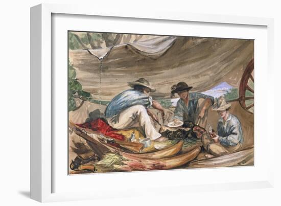 Choice Bits from an Elephant - the Feet and Trunk, 1862-Thomas Baines-Framed Giclee Print