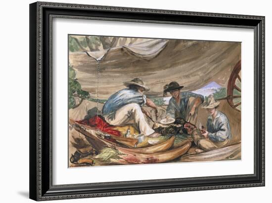 Choice Bits from an Elephant - the Feet and Trunk, 1862-Thomas Baines-Framed Giclee Print