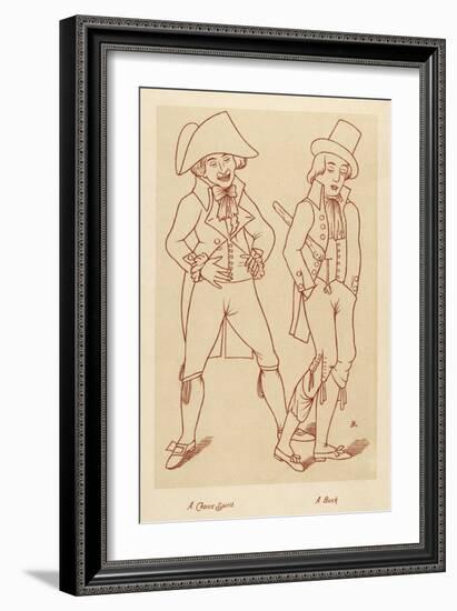 Choice Spirit and Buck-null-Framed Art Print