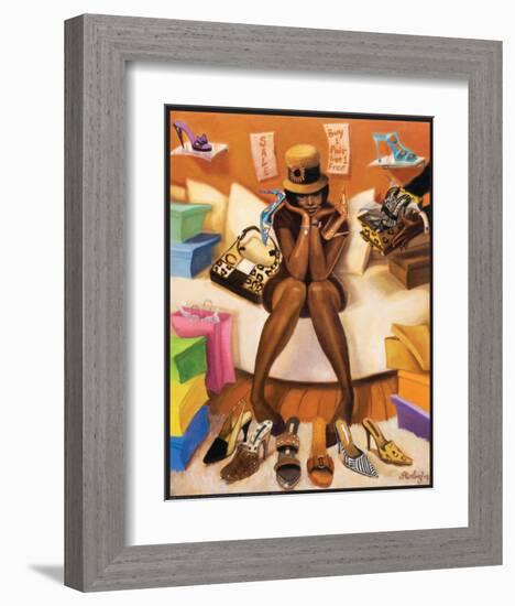 Choices-Sterling Brown-Framed Art Print