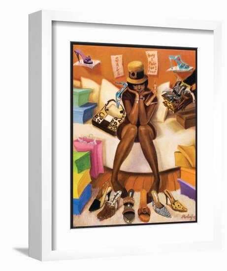 Choices-Sterling Brown-Framed Art Print