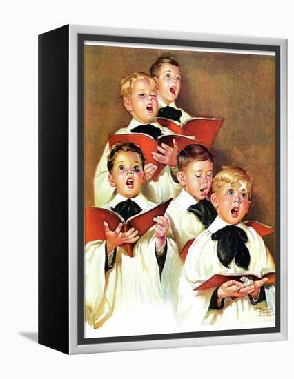 "Choir Boys Will Be Boys,"December 10, 1938-Frances Tipton Hunter-Framed Premier Image Canvas