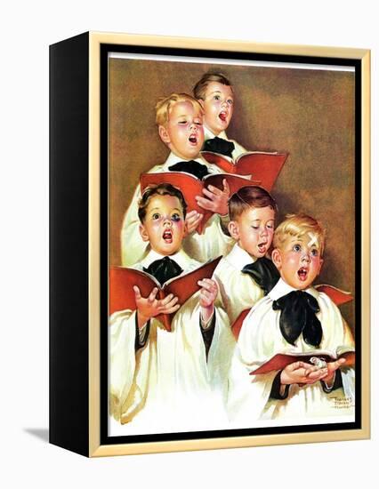 "Choir Boys Will Be Boys,"December 10, 1938-Frances Tipton Hunter-Framed Premier Image Canvas