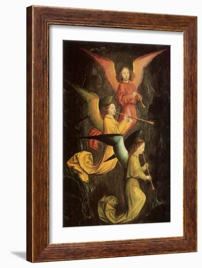 Choir of Angels, 1459-Simon Marmion-Framed Giclee Print