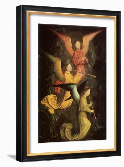 Choir of Angels, 1459-Simon Marmion-Framed Giclee Print