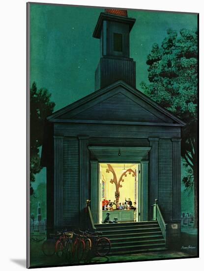 "Choir Practice," August 10, 1946-Stevan Dohanos-Mounted Giclee Print