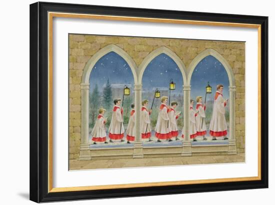 Choirboys Procession-Stanley Cooke-Framed Giclee Print